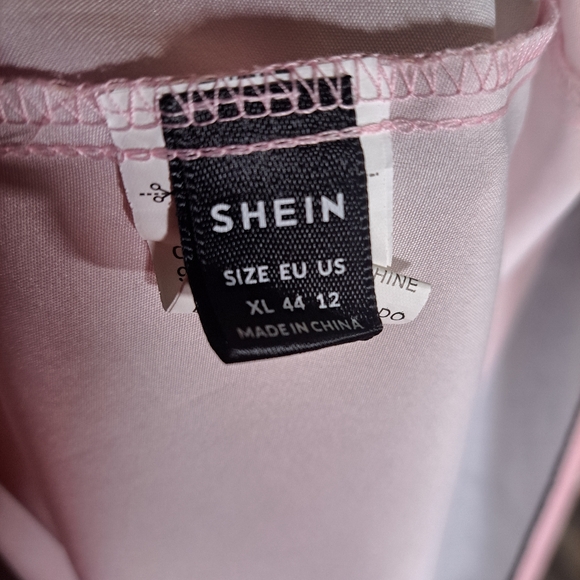 3/$15 Shien XL pink and black relaxed fit sleeveless maxi dress - Picture 5 of 7